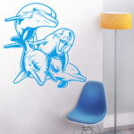 Vinilo Decorativo Delfines