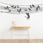 Vinilo Decorativo Gato Travieso