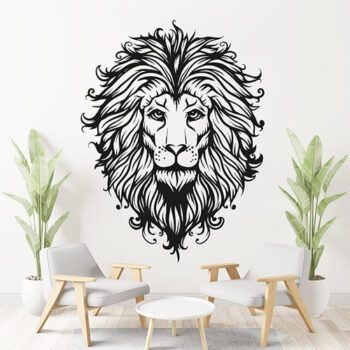 Vinilo Decorativo Cabeza de León