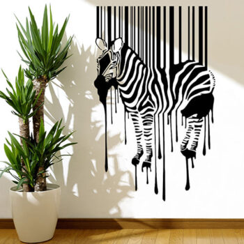 Vinilo Decorativo Cebra Código de Barras