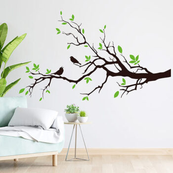 Vinilo Decorativo Aves en Rama
