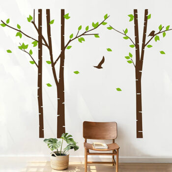 Vinilo Decorativo Árboles del Bosque