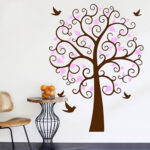 Vinilo Decorativo Árbol Espiral