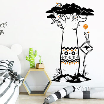 Vinilo Decorativo Árbol Baobab