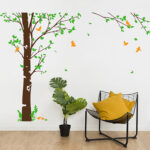 Vinilo Decorativo Hojas de Otoño