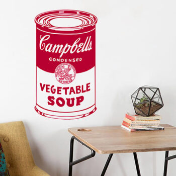 Vinilo Decorativo Lata de Tomate Wharhol