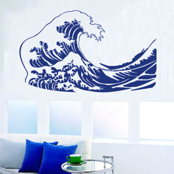 Vinilo Decorativo La Gran Ola de Kanagawa