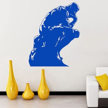 Vinilo Decorativo El Pensador de Rodin