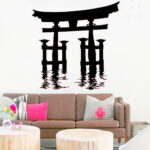 Vinilo Decorativo Templo Japonés