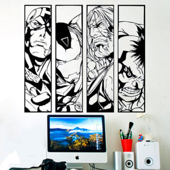 Vinilo Decorativo Avengers