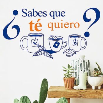 Vinilo Decorativo Sabes Que Te Quiero