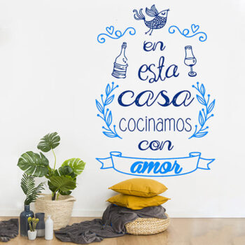 Vinilo Decorativo En Esta Casa