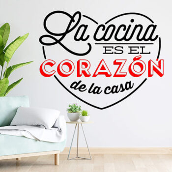 Vinilo Decorativo Corazón De La Casa