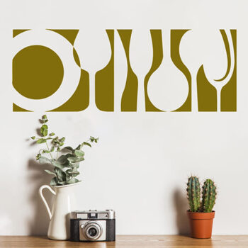 Vinilo Decorativo Copas