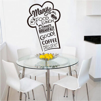 Vinilo Decorativo Menú de Cocina