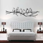 Vinilo Decorativo Aves Sobre Rama