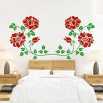 Vinilo Decorativo Rosas y Ramas