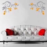Vinilo Decorativo Esquinero Botones de Flor