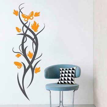 Vinilo Decorativo Ramas en Vertical