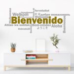 Vinilo Decorativo Bienvenidos