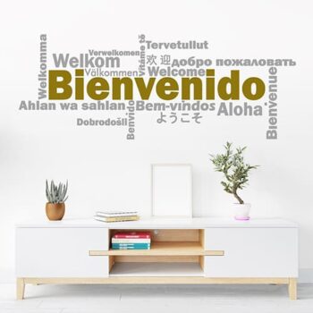 Vinilo Decorativo Bienvenidos