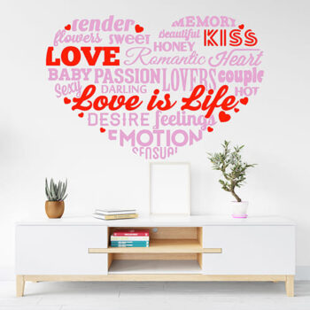 Vinilo Decorativo Amor