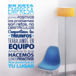 Vinilo Decorativo En esta Empresa