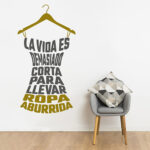 Vinilo Decorativo La Vida es