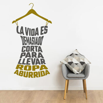 Vinilo Decorativo La Vida es