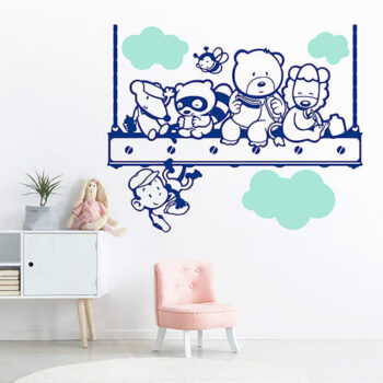 Vinilo Decorativo Animales en Descanso