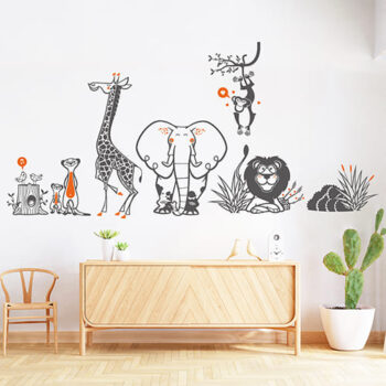 Vinilo Decorativo Grupo Zoológico