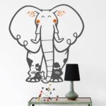 Vinilo Decorativo Elefante
