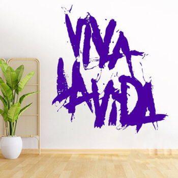 Vinilo Decorativo Coldplay Viva La Vida