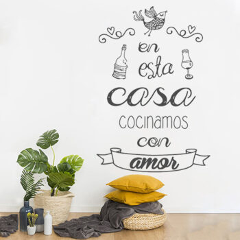 Vinilo Decorativo En esta casa