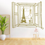 Vinilo Decorativo Ventana París