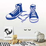 Vinilo Decorativo Zapatillas